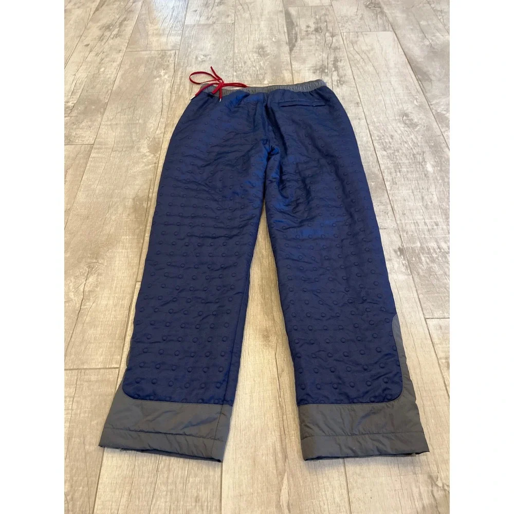 Jordan x Aleali May Mens Blue Quilted Tear Away Track Pants Medium DJ0621-422